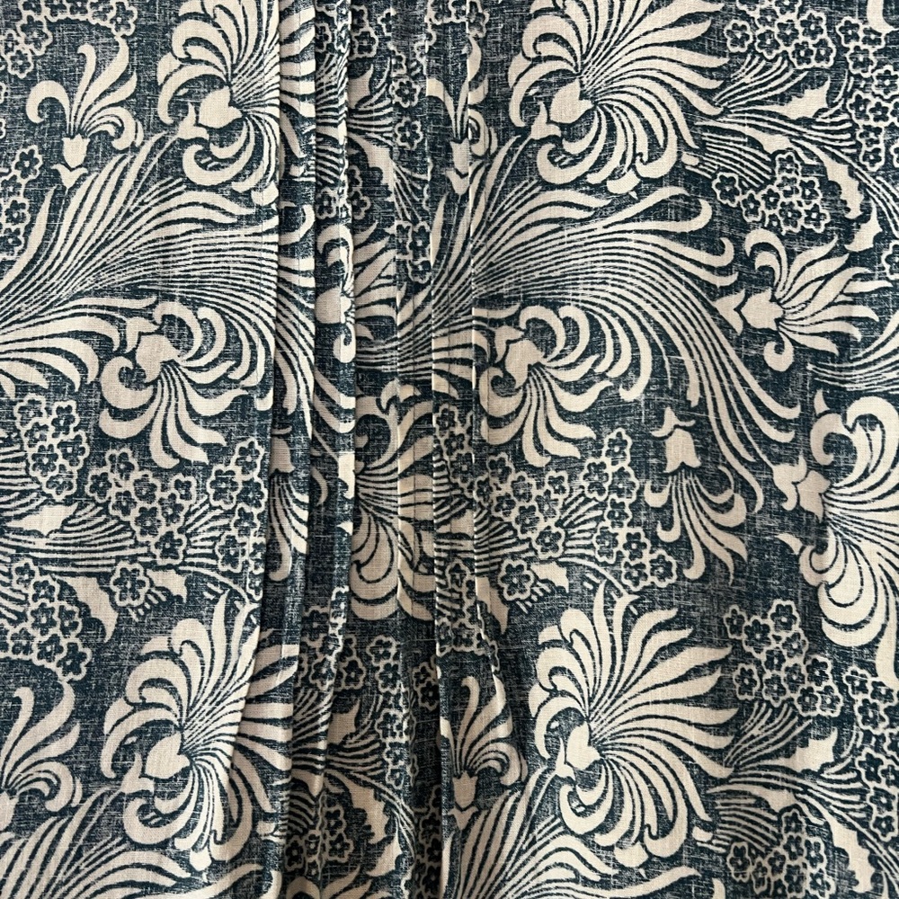 Faherty Navy and Cream Floral Dress - Picture 11 of 11